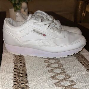 Reebok White Leather Sneakers